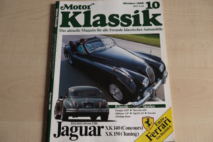 Motor Klassik 10/1988